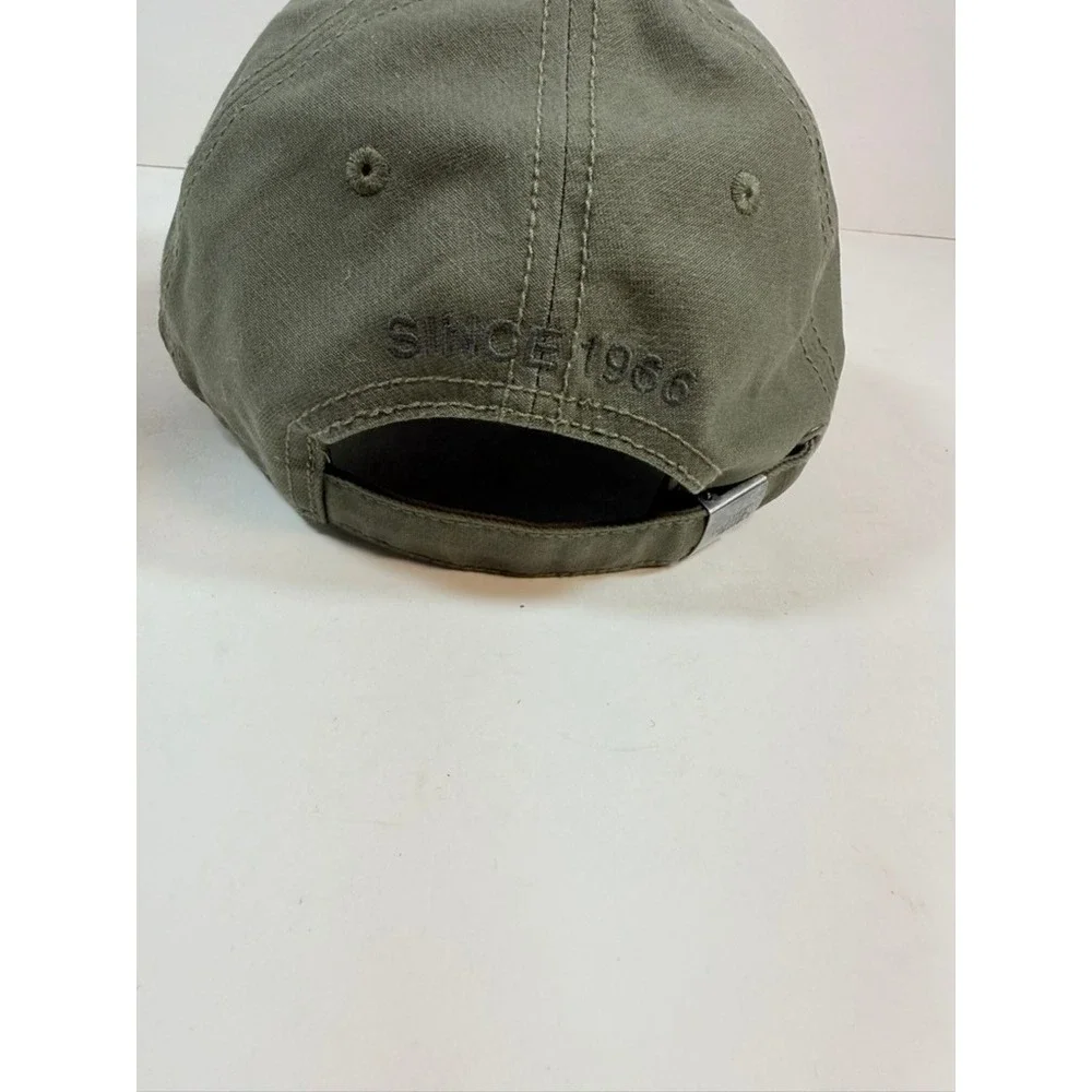 The North Face Baseball Cap Cotton Twill Mens Olive Green One Size Adjustable
